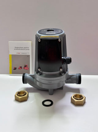 CORDE UPD Series 240V Single Phase Screened Electric Hot Water Circulation Pump C/W Unions UPD32-12
