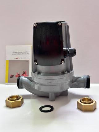 CORDE UPD Series 240V Single Phase Screened Electric Hot Water Circulation Pump C/W Unions UPD32-12