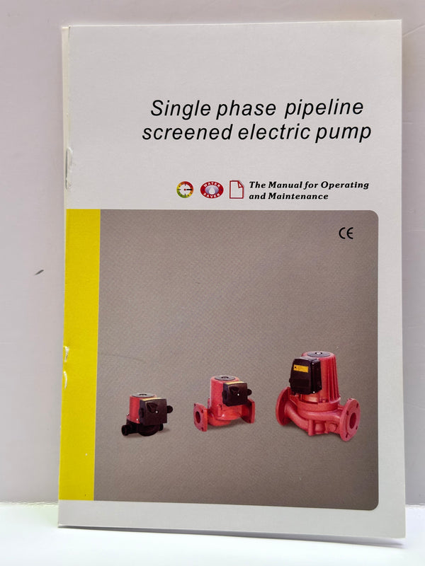 CORDE UPD Series 240V Single Phase Screened Electric Hot Water Circulation Pump C/W Unions UPD32-12