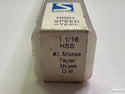 Sutton D155 1-1/16om Dia Morse Tapered Shank Drill bit, 26.99mm
