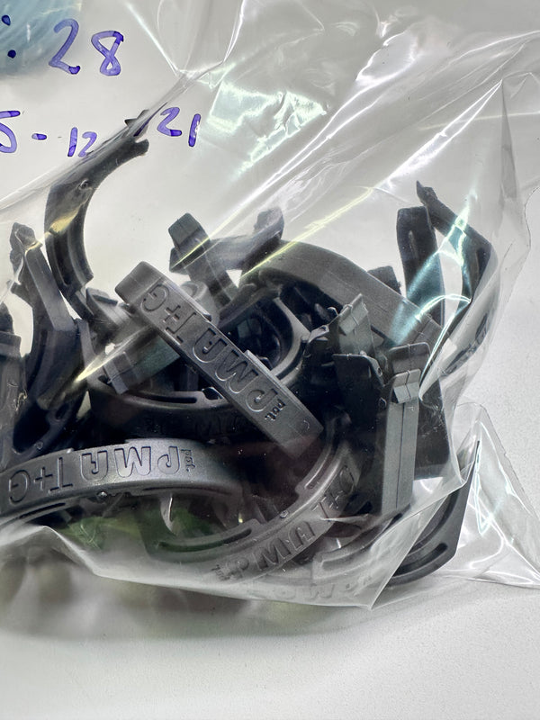 BVNV-M406 PMAFIX Straight Black Connector, Material - Polyamide 6, Thread Size M40x1.5, Conduit Size NW  - 36