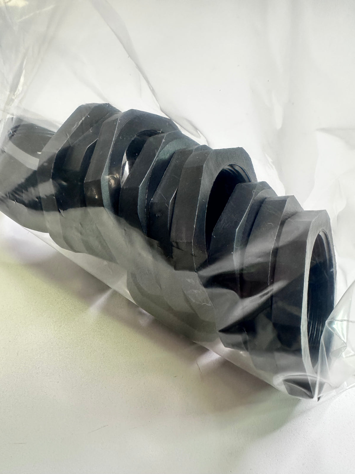 BVNV-M406 PMAFIX Straight Black Connector, Material - Polyamide 6, Thread Size M40x1.5, Conduit Size NW  - 36