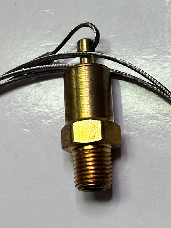 Eaton 1421-60 Drain Cock, Air Tank Drain Valve, Brass