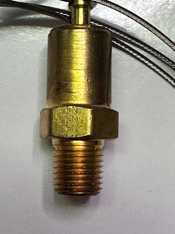 Eaton 1421-60 Drain Cock, Air Tank Drain Valve, Brass