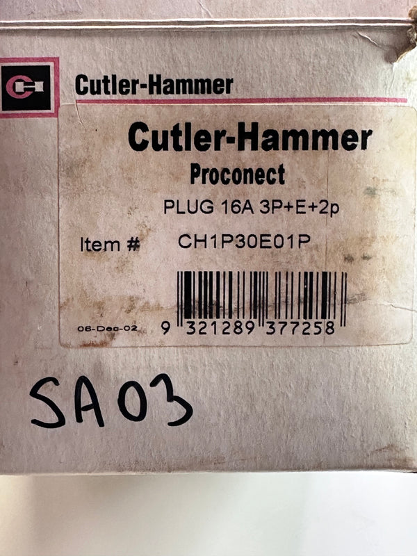 CH1P30E01P Appliance Inlet and Handle, 16A 3P+E+2p