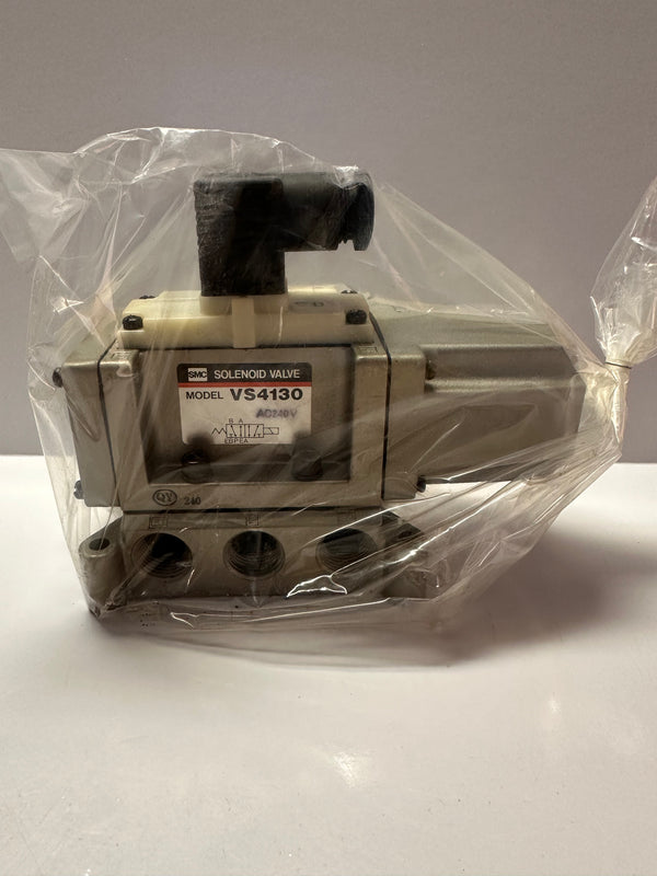 SMC VS4130 5 Port Solenoid Valve 240V AC VS4130-047DE