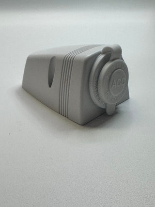 81025W Narva Heavy Duty Surface Mount Accessory Socket - WHITE