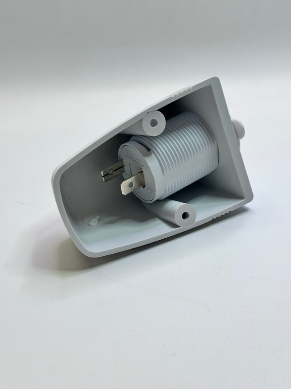 81025W Narva Heavy Duty Surface Mount Accessory Socket - WHITE