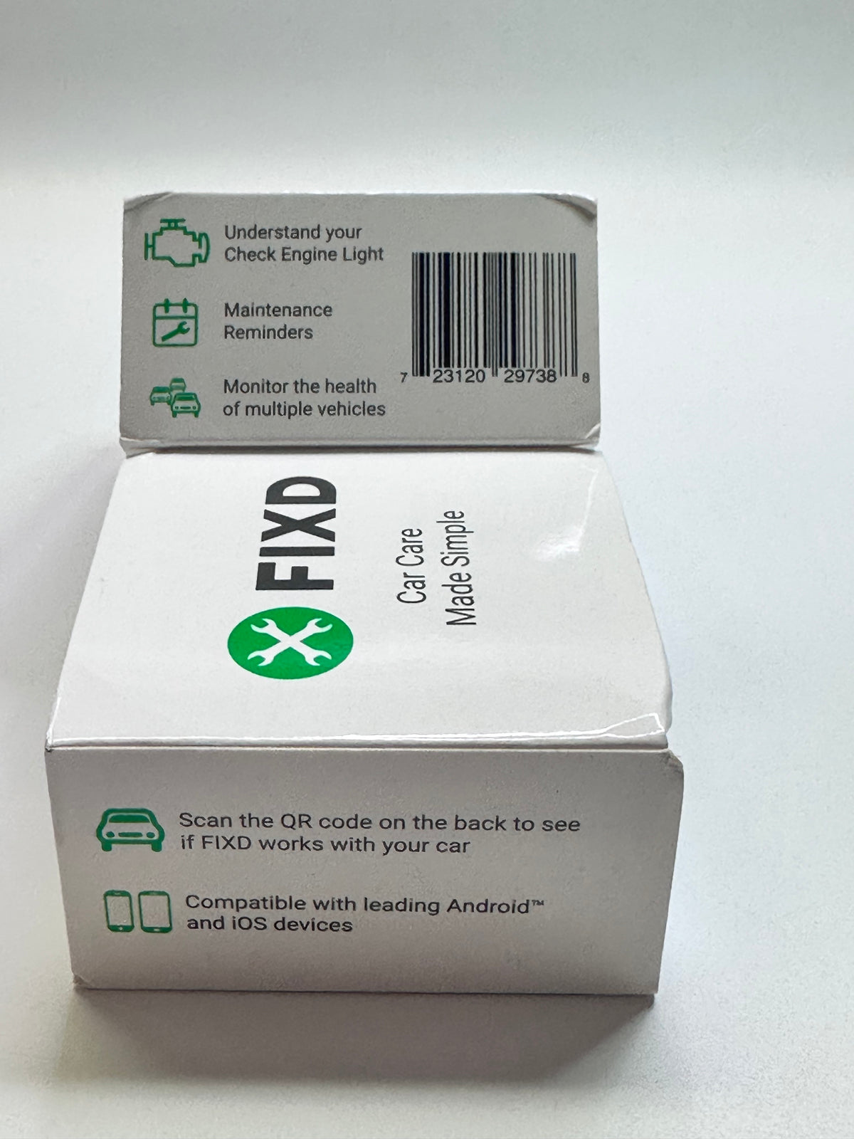FIXD OBD2 Bluetooth Diagnostic Scanner — Check-Engine Code Reader