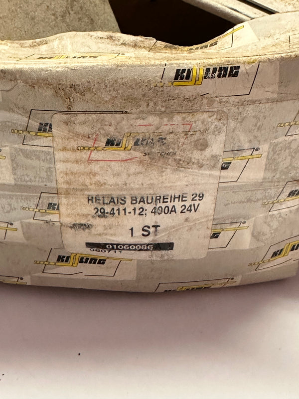 Kissling Series 29 Industrial Power Relay, 29.411.12
