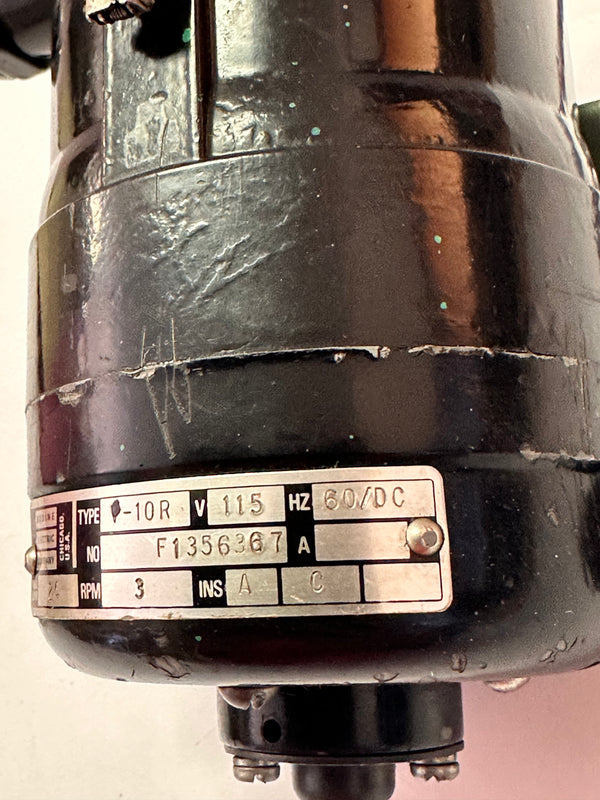 BODINE V-10R Electric Motor