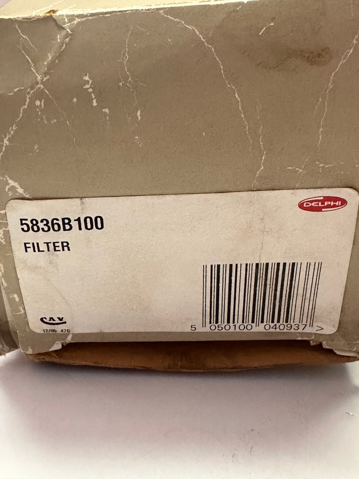 DELPHI CAV 5836B100 Fuel Filter/Water Separator