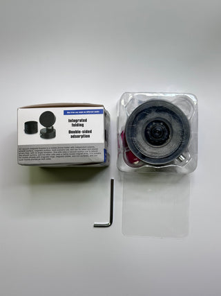 Vacuum Double Sided Toggle Adsorption & Magnetic Phone Stand A2 - Black