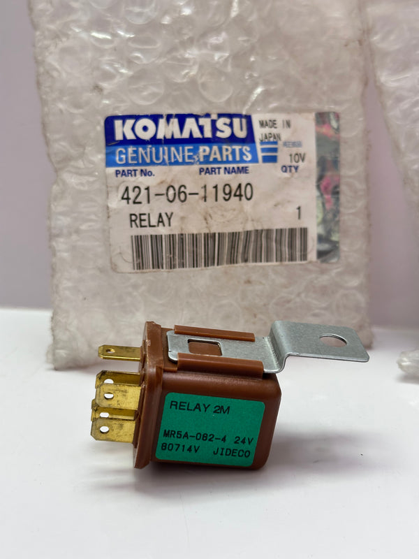 Komatsu 421-06-11940 Genuine Relay/Breaker MR5A-082-4