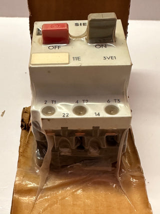 SIEMENS 3VE1010-2C Circuit Breaker 0.16-0.25A