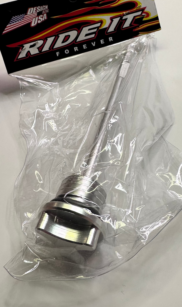 CNC Engine Oil Dipstick, Silver