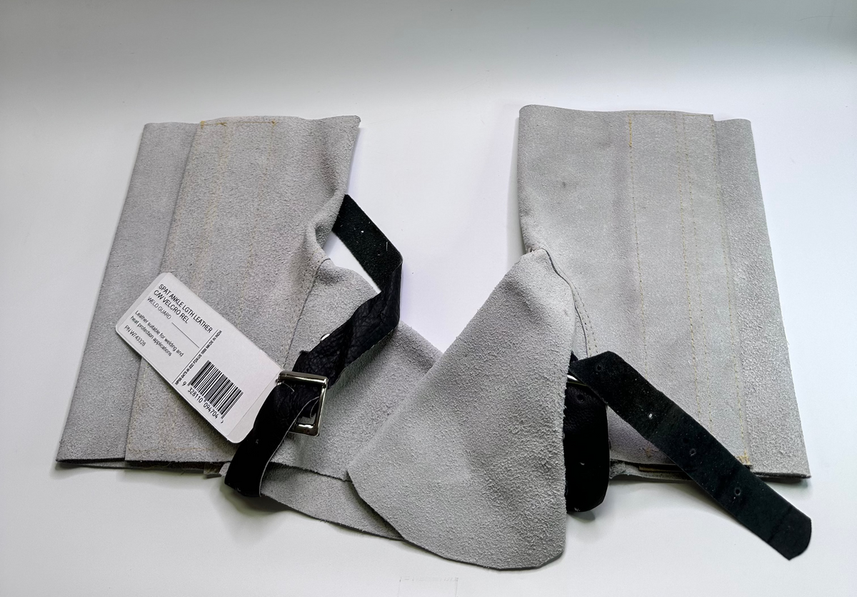 Weld Guard W743328 Leather Welder's Spats, Velcro Release