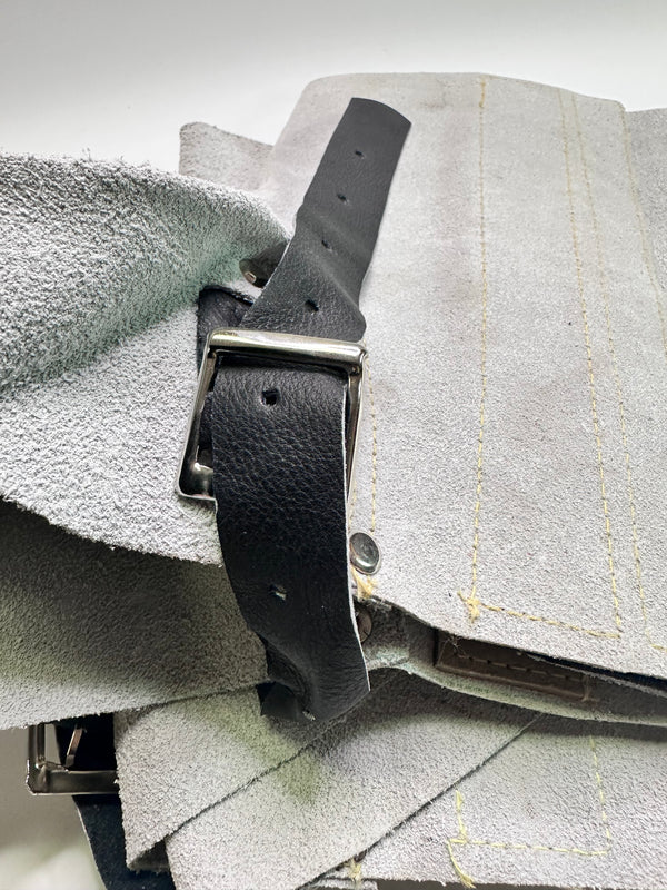 W743328 Weld Guard Velcro Release Leather Welder's Spats