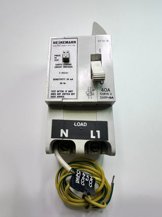 SF15A-40 Earth Leakage Circuit Breaker 250V, 40A
