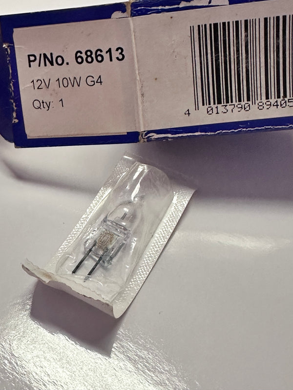 Narva 68613 12V 10W G4 Miniature Halogen Globe