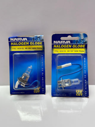 Narva 48381BL 12V 130W PK22s Halogen Headlight Globes