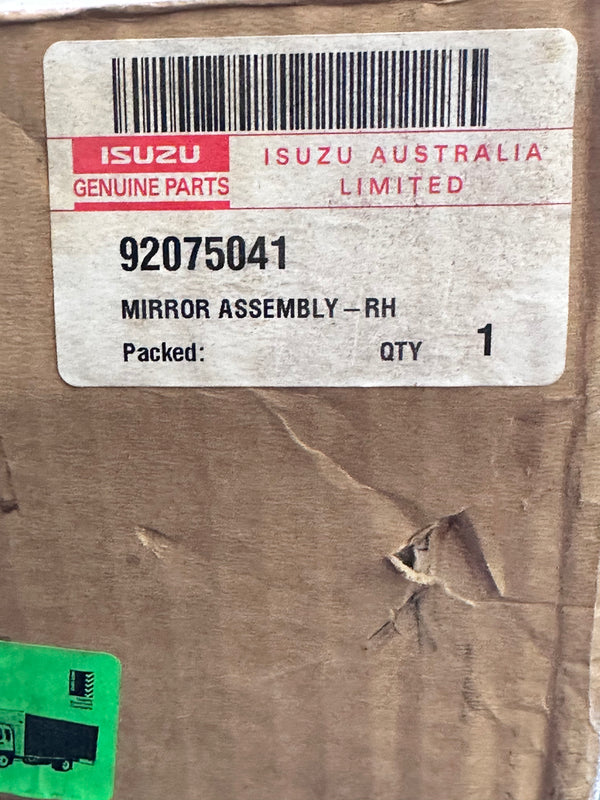 Isuzu 92075041 N-Series Main & Spotter Mirror – Right Hand Side