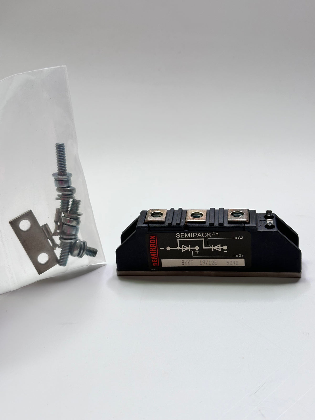 Semikron SKKT 19/12E Dual Thyristor Module — 18 A, 1200 V