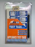 Nesco TM3 Heavy Duty Appliance Test Tag - Blue