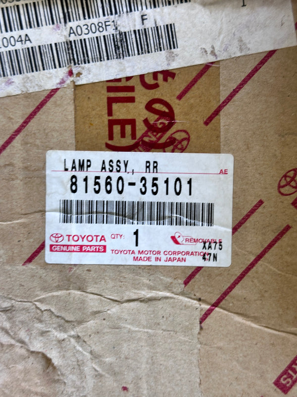 Toyota 81560-35101 Lamp Assembly, RR