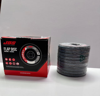JBS 0781 3377 125mm X 22,23mm 80 GRIT Flap Disc, 10 pk