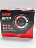 JBS 0781 3377 125mm X 22,23mm 80 GRIT Flap Disc, 10 pk