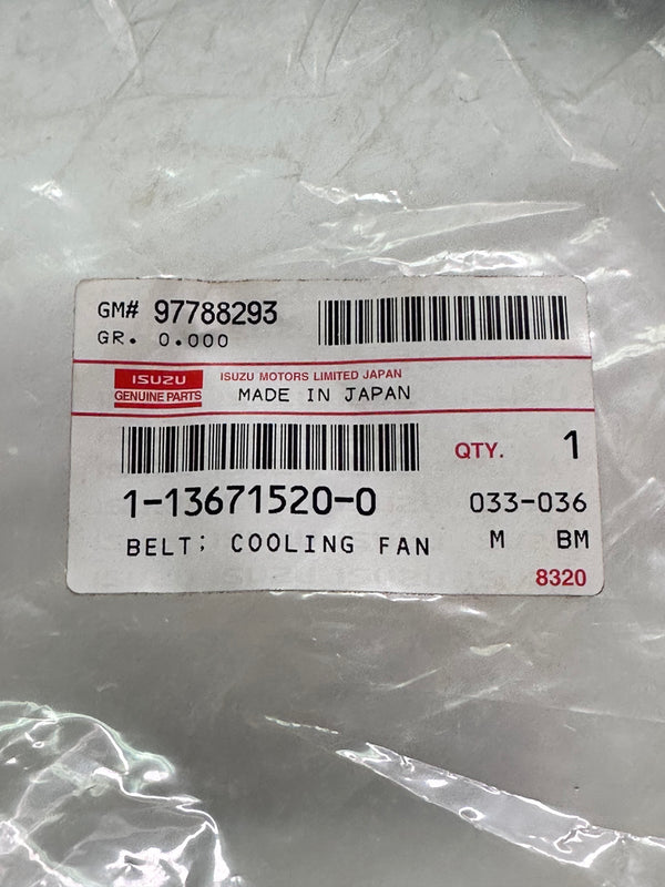 Isuzu 1136715200 Genuine Fan Belt 1-13671520-0