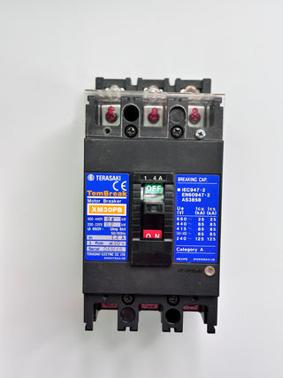 Terasaki XM30PB103P TemBreak 1 MCCB 85kA 3 Pole 10A