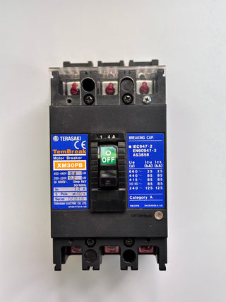 Terasaki XM30PB103P TemBreak 1 MCCB 85kA 3 Pole 10A