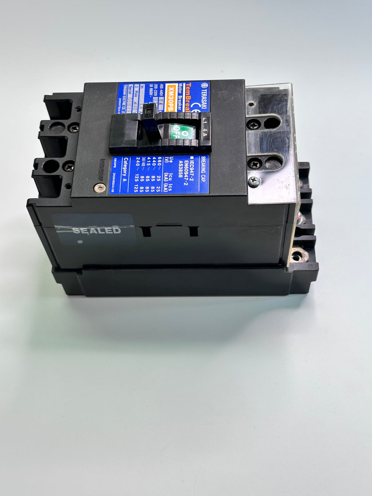 Terasaki XM30PB103P TemBreak 1 MCCB 85kA 3 Pole 10A