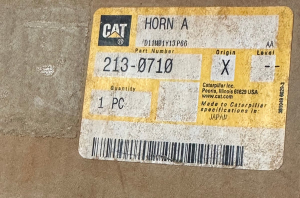 Caterpillar CAT 213-0710 Horn Assembly/Disc Horn 24V