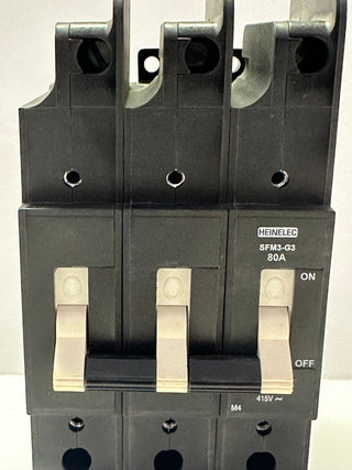 CBI SFM3-G3-80-2 3 Pole Circuit Breaker 80A