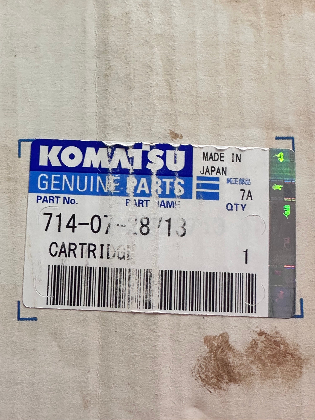 Komatsu 714-07-28713 Spin-On Transmission Oil Filter Cartridge