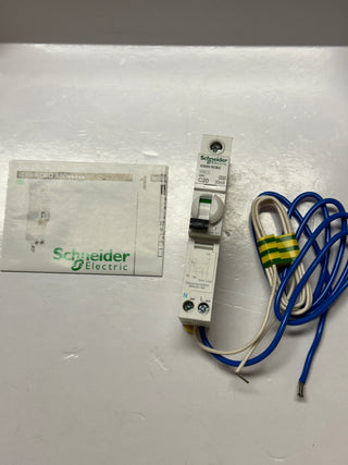 Schneider Acti9 iC60N (A9D61820) Residual Current Breaker with Overcurrent Protection RCBO 20A