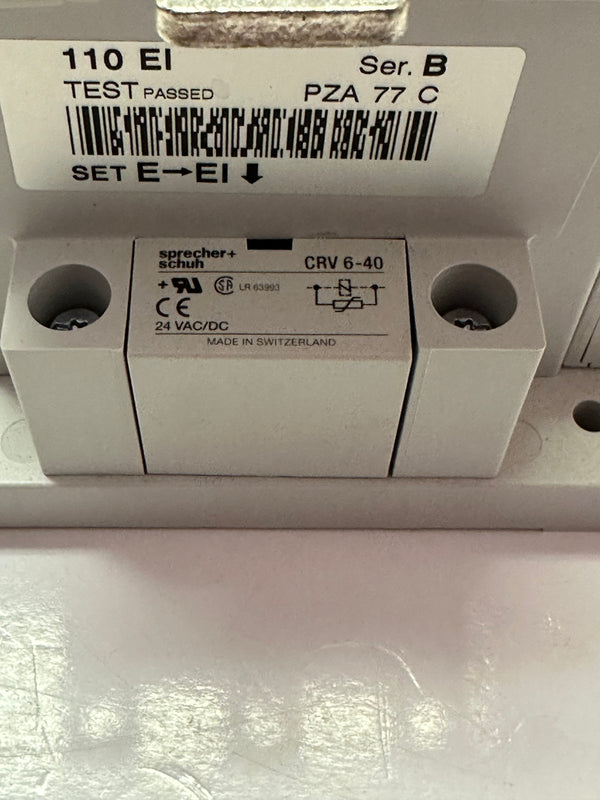 Sprecher + Schuh CA6-110-EI-11-24V Contactor