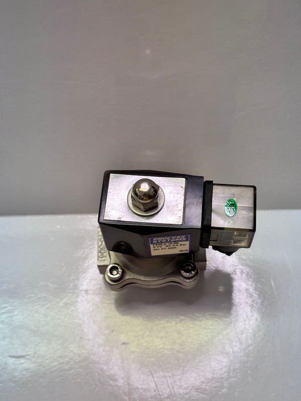 Process Systems ES55-4-16-SN SS General Purpose Zero Differential NC Solenoid Valve, 24V