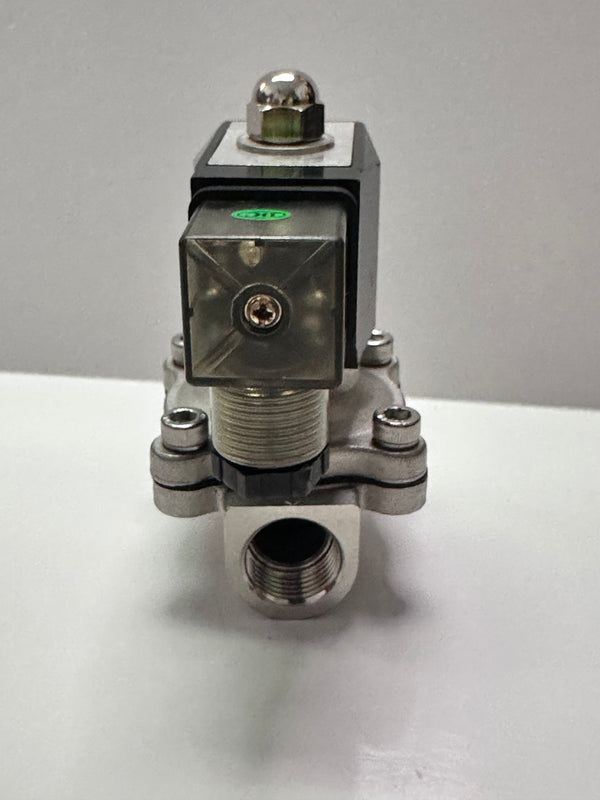 Process Systems ES55-4-16-SN SS General Purpose Zero Differential NC Solenoid Valve, 24V