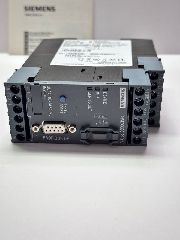 Siemens 3UF7010-1AB00-0 2.6W Communication Module, 24V, 6A, 120V