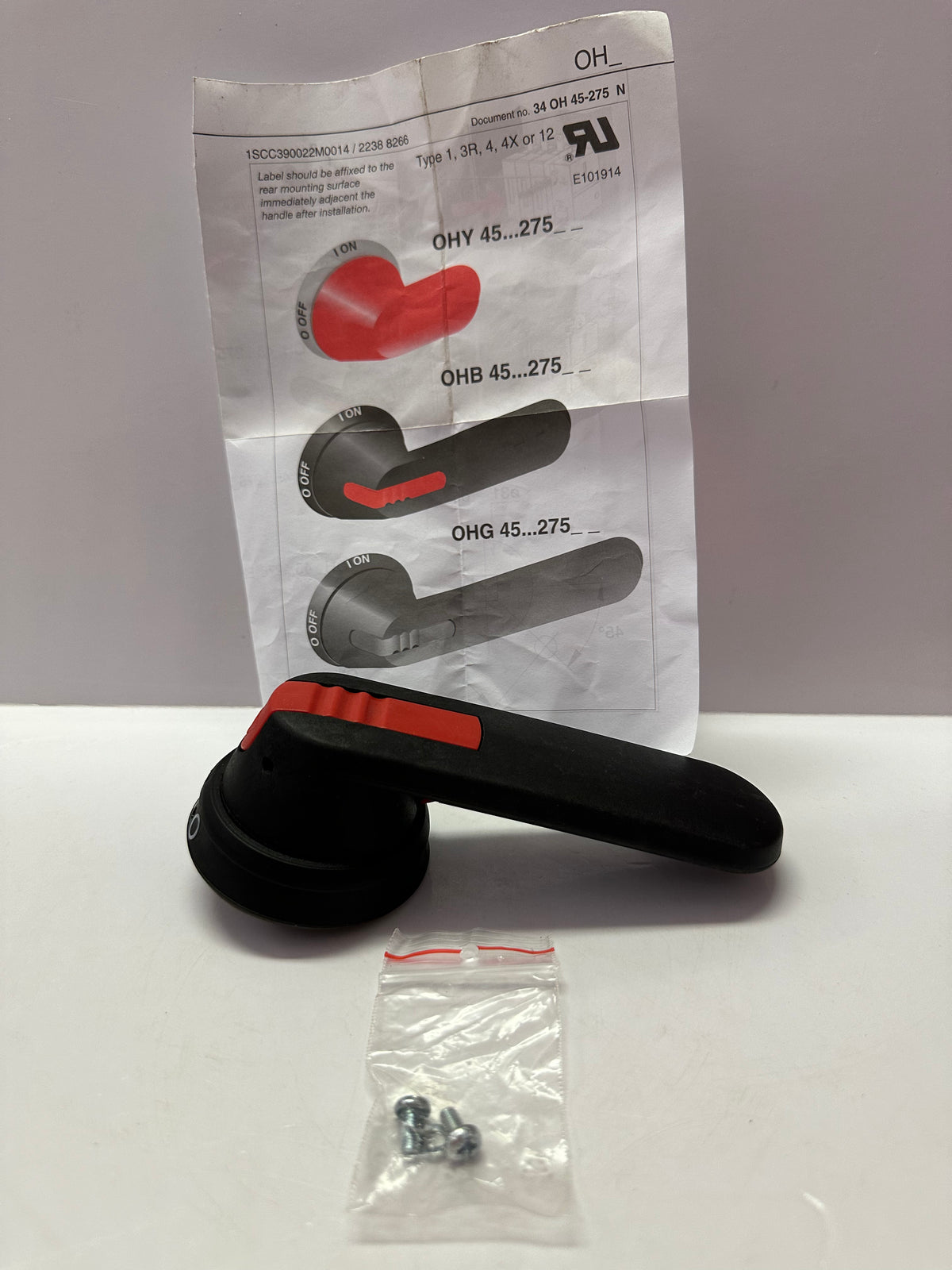 ISCA002783R5720 ABB OHB125N12 Rotary Handle 125mm Black