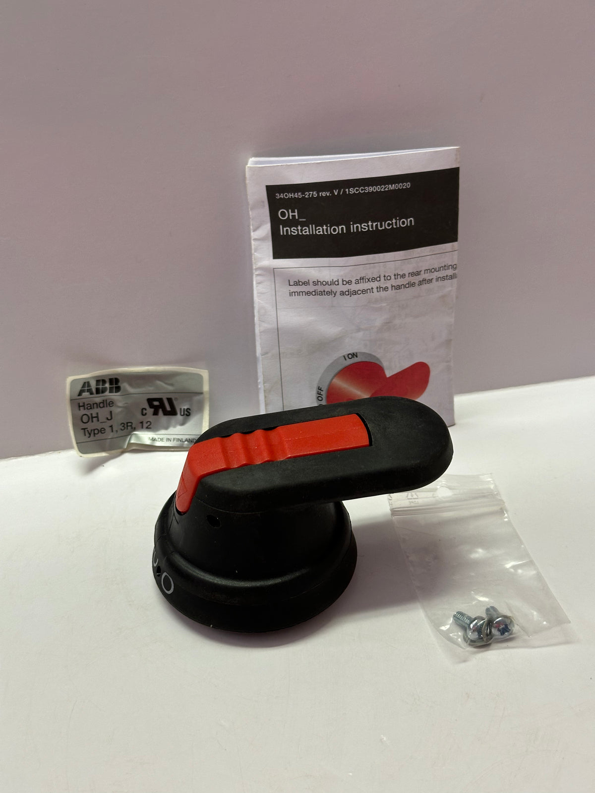 1SCA022380R9660 ABB OHB65J6 Black Rotary Handle
