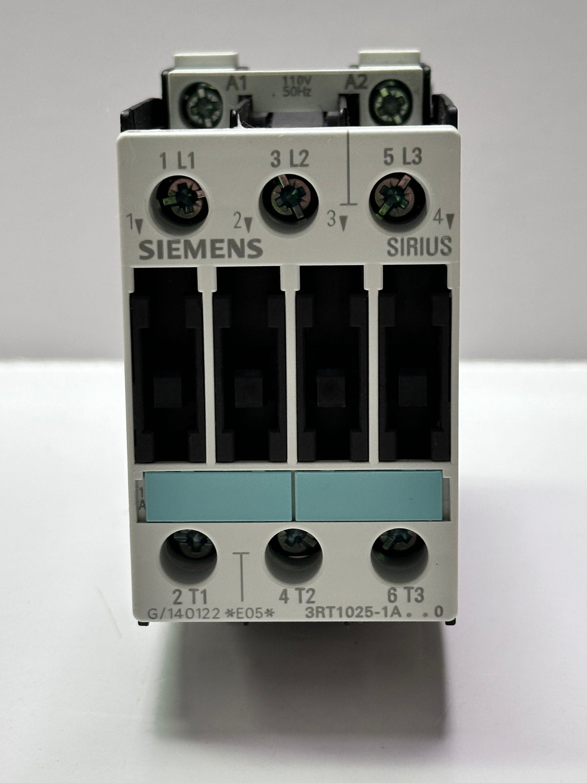Siemens 3RT1025-1AF00 Power Contactor — 17A, 110V AC Coil