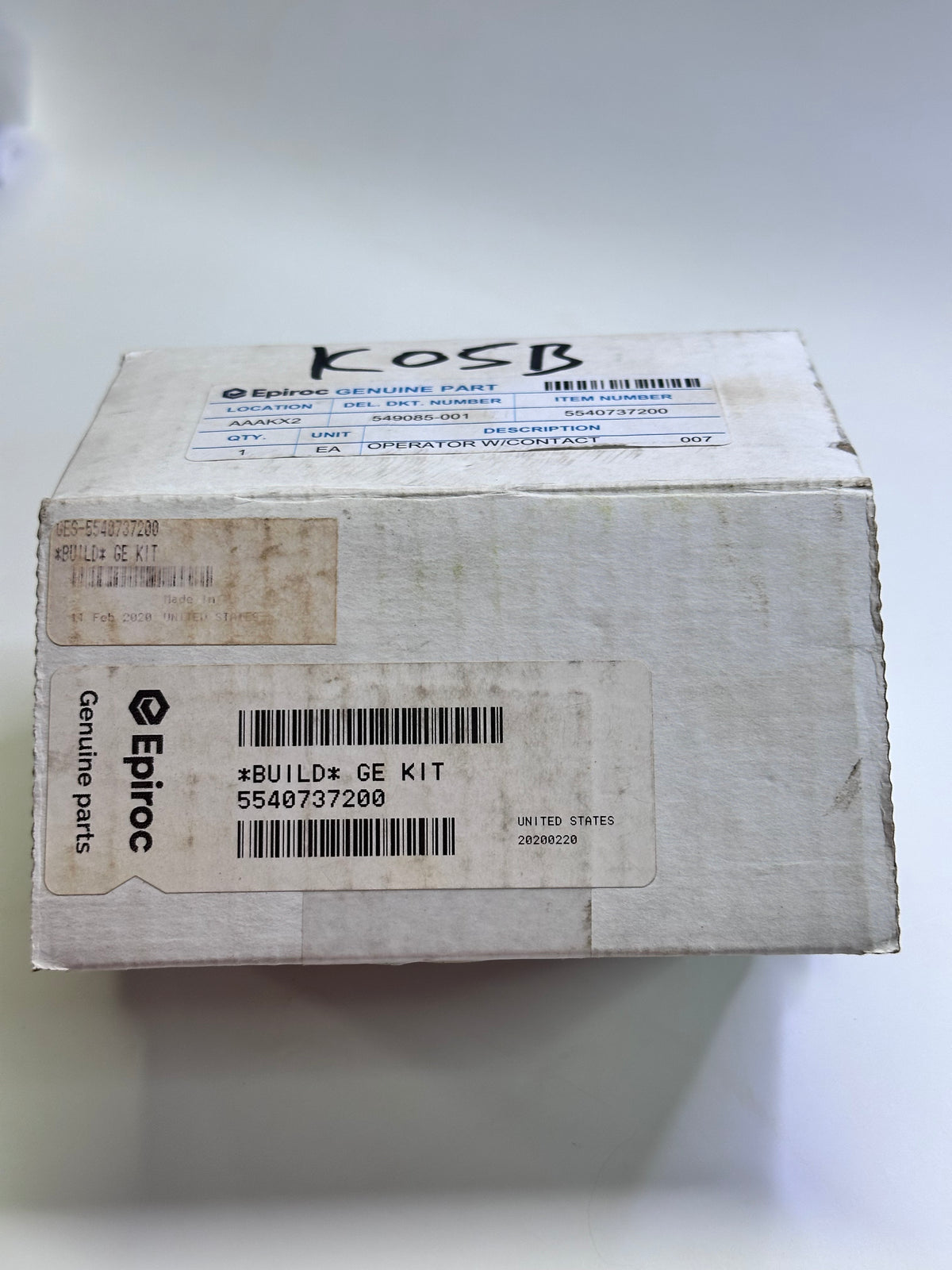 CR104PTY210111 RED Push Button Operator with Contact for Epirco 5540737200