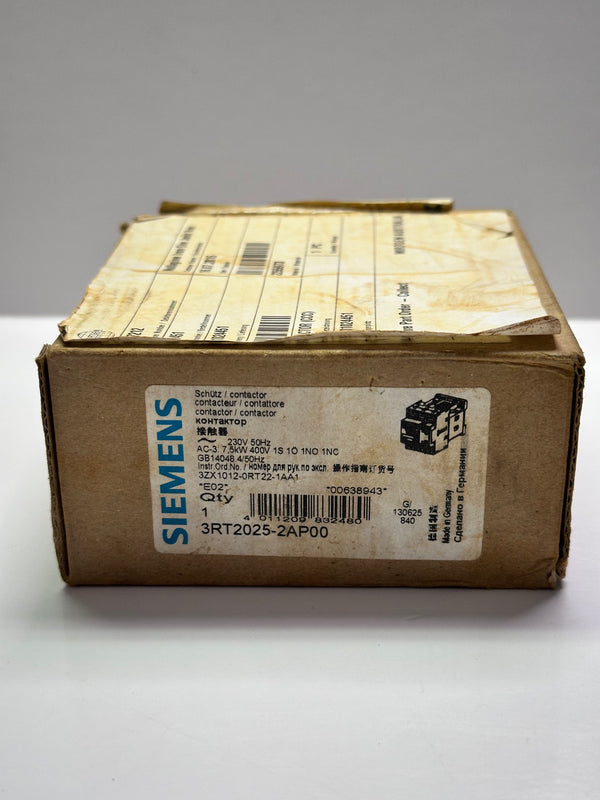 Siemens Sirius 3RT2025-2AP00 Power Contactor