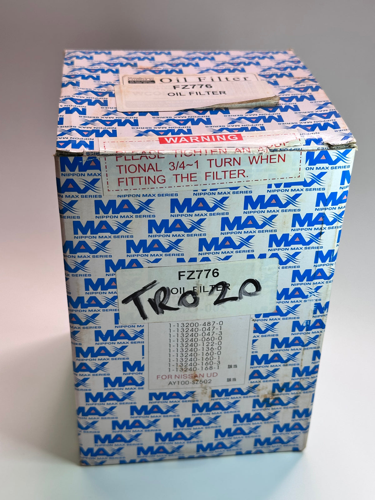 Wesfil WCO58NM Oil Filter for Isuzu, Z776/MO005