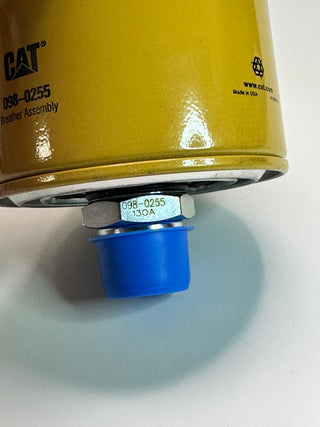 098-0255 Hydraulic Relief Valve Tank Breather - Genuine CAT Part